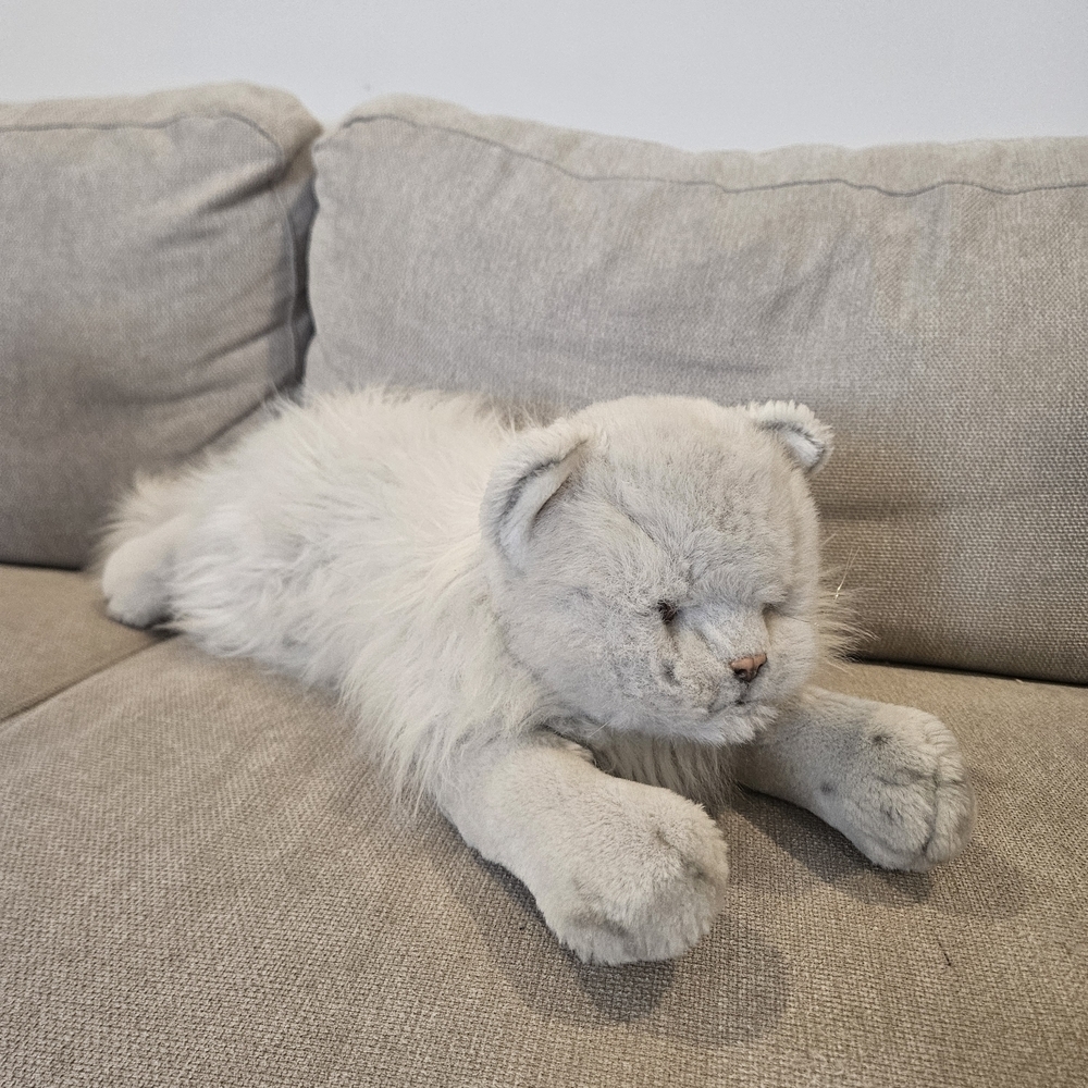 Vintage 21" Peruvian Plush Cat 24k POLAR PUFF